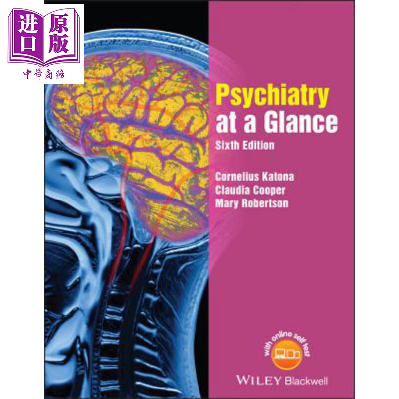 精神病学一览 第6版 Psychiatry At A Glance 英文原版 Cornelius Katona【中商原版】Wiley