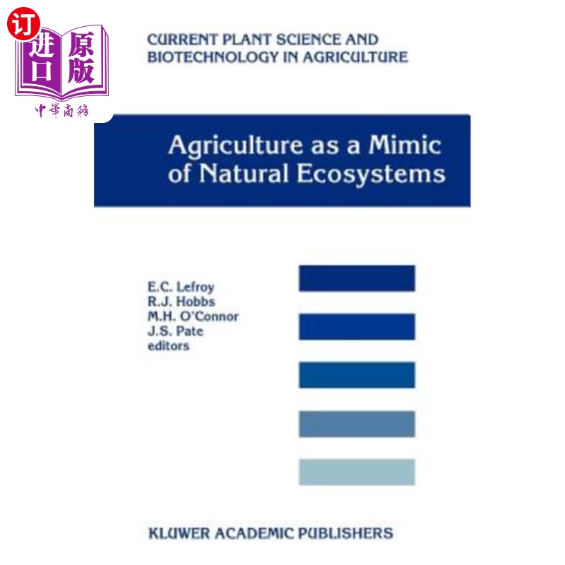 海外直订Agriculture as a Mimic of Natural Ecosystems 农业是自然生态系统的模仿者