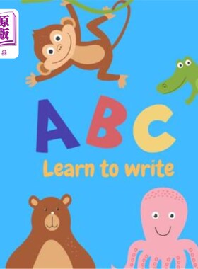 海外直订Learn to write: Letter Tracing Practice, Workbook for Writing, Lear to write the 学习写作：字母追踪练习，写