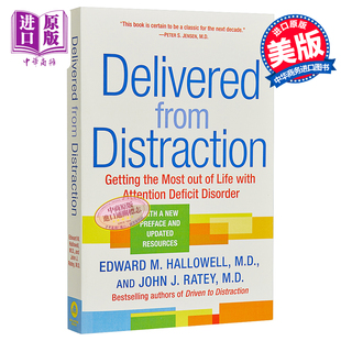 from Distraction 中商原版 英文原版 Hallowell Delivered 分心也有好人生 Edward