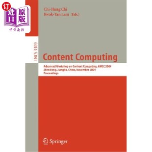 Jiang 内容计算高级研讨 Workshop Awcc 2004 Content Advanced 内容计算 海外直订Content Zhen Computing