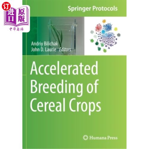 海外直订Accelerated Breeding of Cereal Crops 谷物作物的育种