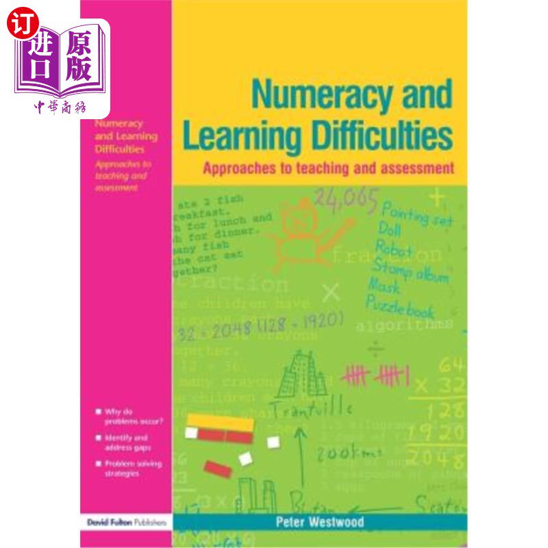 海外直订Numeracy and Learning Difficulties: Approaches to Teaching and Assessment 算术与学习困难：教学与评价的途径