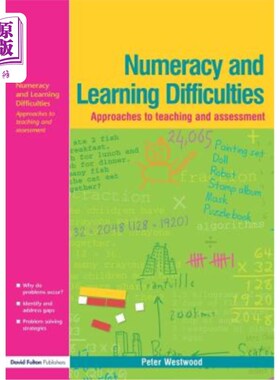 海外直订Numeracy and Learning Difficulties: Approaches to Teaching and Assessment 算术与学习困难：教学与评价的途径