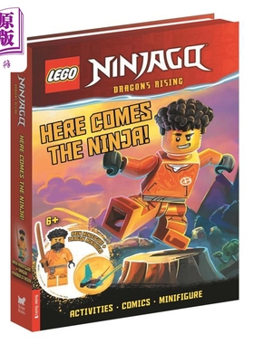 乐高忍者来了  LEGO NINJAGO Here Comes the Ninja 英文原版 LEGO 儿童益智谜题【中商原版】