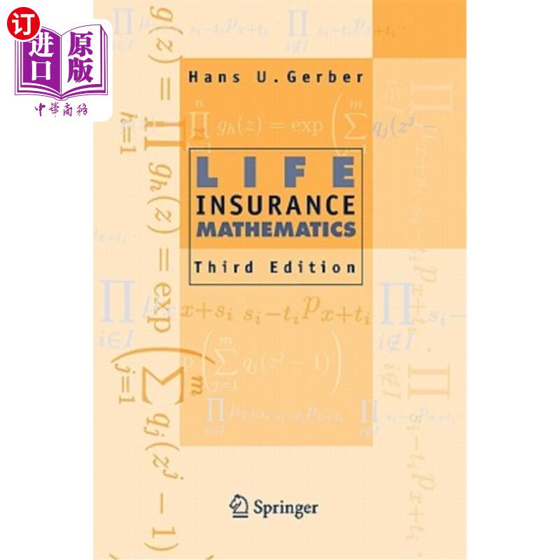 海外直订Life Insurance Mathematics 人寿保险数学