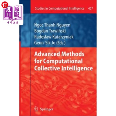 海外直订Advanced Methods for Computational Collective Intelligence 计算集体智能的高级方法