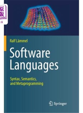 海外直订Software Languages: Syntax, Semantics, and Metaprogramming 软件语言:语法、语义和元编程