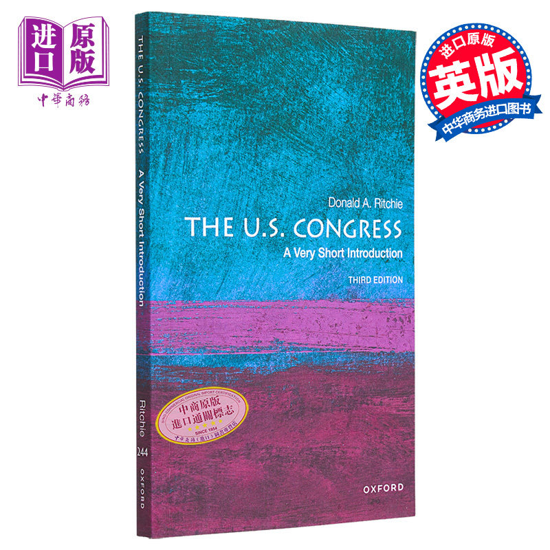 牛津通识读本 美国国会 The US  Congress A Very Short Introduction 英文原版 Donald A Ritchie 国会历史 议院【中商原版?