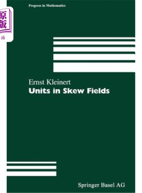 海外直订Units in Skew Fields 歪斜场中的单位