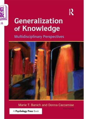 海外直订Generalization of Knowledge 知识概括