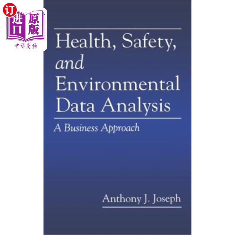 海外直订Health, Safety, and Environmental Data Analysis 健康、安全和环境数据分析