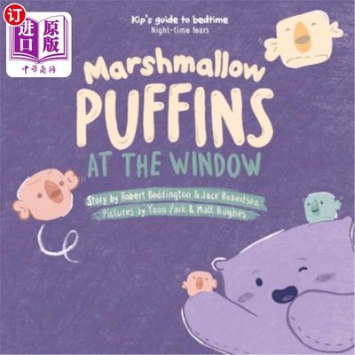 海外直订Marshmallow Puffins at the Window 窗口的棉花糖海雀