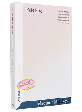 Pale Fire With an Introduction by Mary Gaitskill 微暗的火 英语原版 Vladimir Nabokov 纳博科夫 【中商原版】