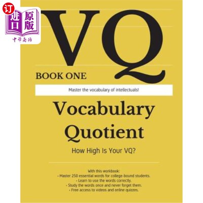 海外直订Vocabulary Quotient Book 1 词汇商书1