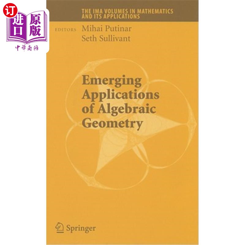 海外直订Emerging Applications of Algebraic Geometry 代数几何的新兴应用