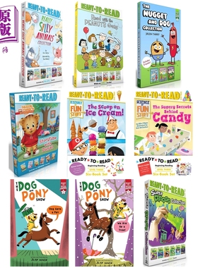 齐齐学会读Ready-To-Read 系列 英文原版分级阅读读物 漫画故事书 花生漫画 丑萌的动物故事 有趣的科学历史 进口【中商原版】