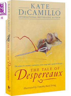 纽伯瑞获奖书单系列 浪漫鼠佩德罗 双鼠记 The Tale of Despereaux 英文原版 青少年小说读物 儿童文学故事书 7-12岁【中商原
