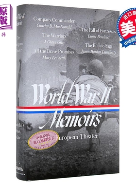 二战回忆录 欧洲战场 英文原版 World War II Memoirs The European Theater LOA 385 Charles B MacDonald【中商原版】