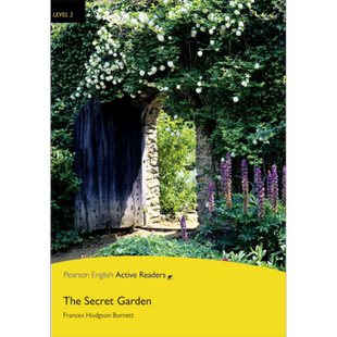 Pearson English active readers秘密花园The Secret Garden培生英语分级读物2级 初中-高中 蓝思值490L中心词600【中商原版?