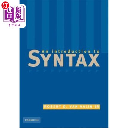 海外直订An Introduction to Syntax 语法概论