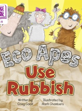海外直订Bug Club Guided Fiction Reception Red A Eco Apes Use Rubbish 虫子俱乐部指导小说接待红色生态猿使用垃圾