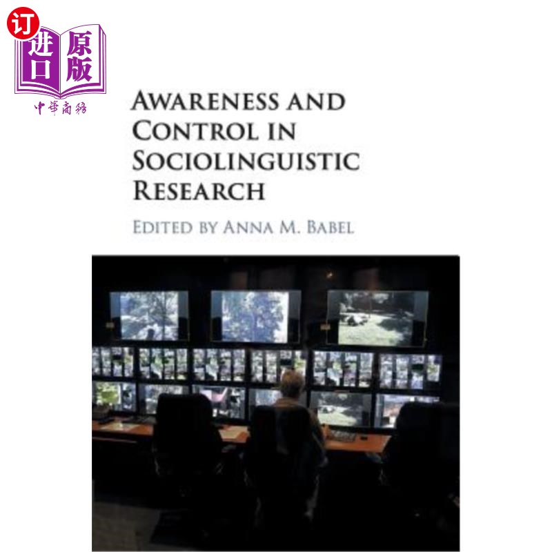 海外直订Awareness and Control in Sociolinguistic Research 社会语言学研究中的认识与控制