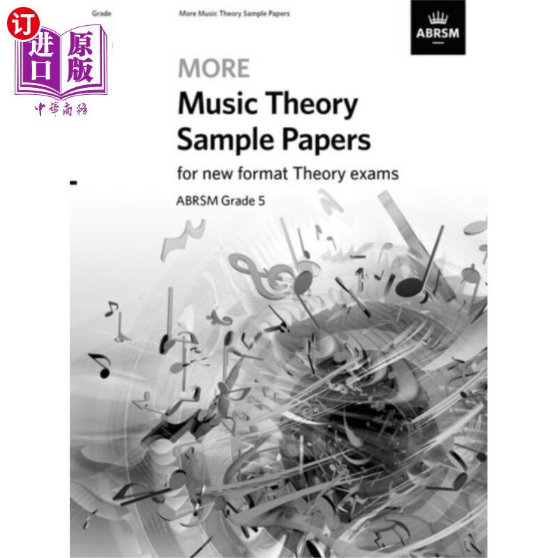 海外直订More Music Theory Sample Papers, ABRSM Grade 5 更多音乐理论样题，ABRSM 5级