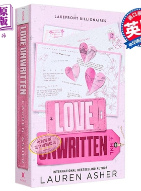湖畔亿万富翁系列 第2部 未完的爱 Love Unwritten Lakefront Billionaires Book 2 英文原版 Lauren Asher【中商原版】