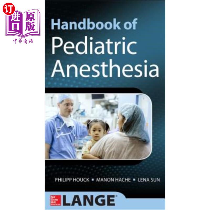 海外直订医药图书Handbook of Pediatric Anesthesia 小儿麻醉手册