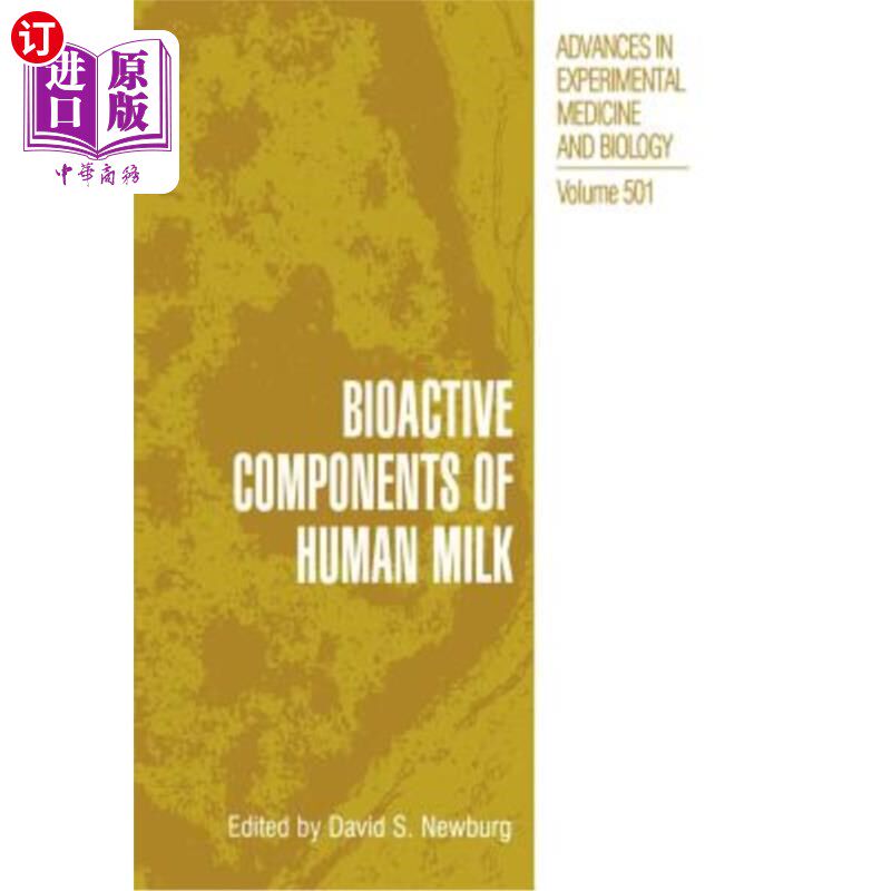 海外直订医药图书Bioactive Components of Human Milk 母乳的生物活性成分