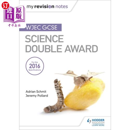 海外直订My Revision Notes: WJEC GCSE Science Double Award 我的复习笔记:WJEC GCSE科学双奖