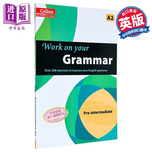 Collins Work on Your Grammar (A2) Collins 英文原版 攻破你的语法 初级中级A2 【中商原版】