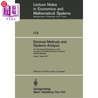 海外直订Extremal Methods and Systems Analysis: An International Symposium on the Occasio 极值方法与系统分析：纪念亚