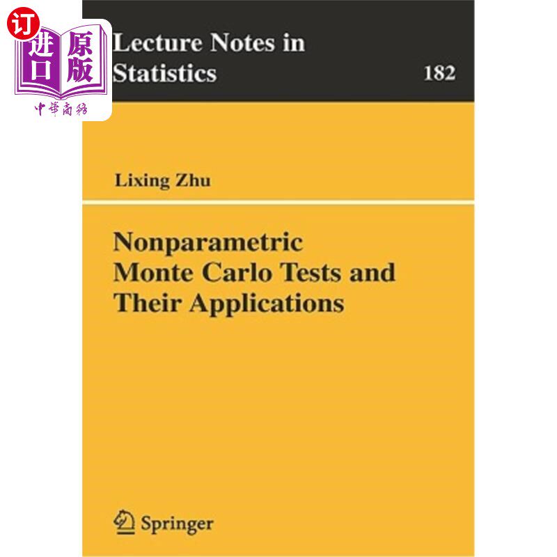 海外直订Nonparametric Monte Carlo Tests and Their Applications 非参数蒙特卡罗检验及其应用