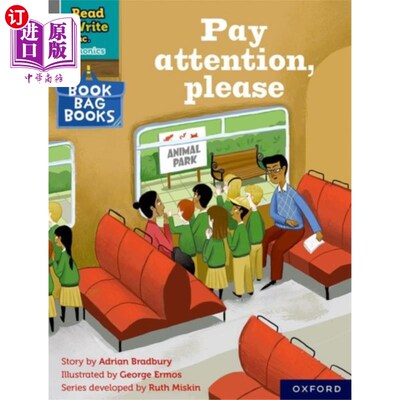海外直订Read Write Inc. Phonics: Grey Set 7 Book Bag Boo... Read Write公司自然拼读:灰色第七套书包第十一册请注意
