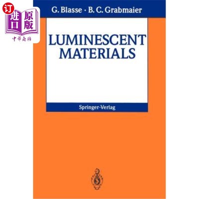 海外直订Luminescent Materials 发光材料