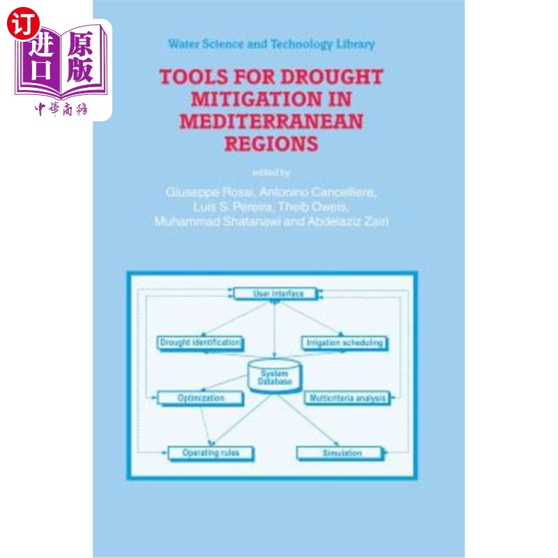 海外直订Tools for Drought Mitigation in Mediterranean Regions 地中海地区抗旱工具