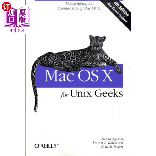 海外直订Mac OS X for Unix Geeks 4e Mac OS X为Unix极客4e