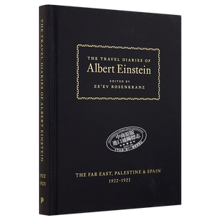 爱因斯坦的旅行日记 1922-1923 英文原版 The Travel Diaries of Albert Einstein【中商原版】