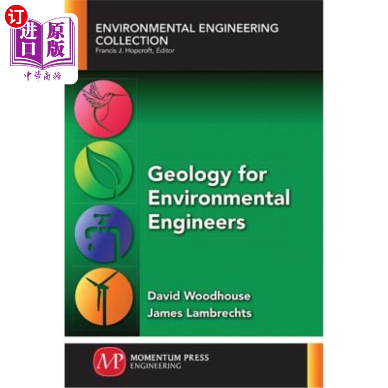 海外直订Geology for Environmental Engineers 环境工程师地质学