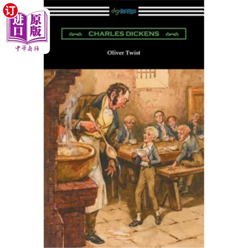 海外直订Oliver Twist (with an Introduction by Edwin Percy Whipple) 奥利弗·斯特林（由埃德温·珀西·惠普尔介绍）