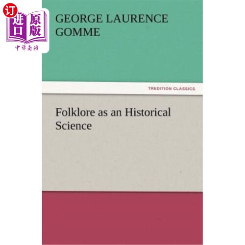 海外直订Folklore as an Historical Science 作为历史科学的民俗学