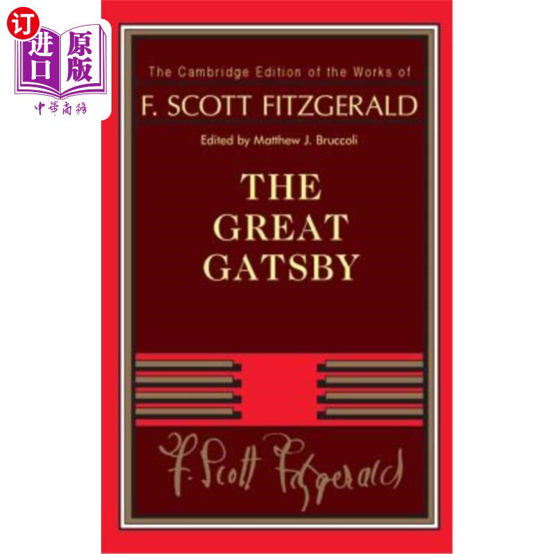 海外直订F. Scott Fitzgerald: The Great Gatsby f·斯科特·菲茨杰拉德:了不起的盖茨比