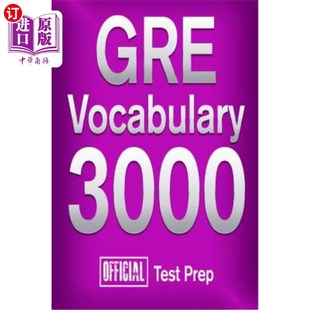 海外直订Official GRE Vocabulary 3000: Become a True Master of GRE Vocabulary...Quickly 官方GRE词汇3000：快速成为真