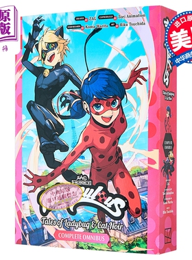奇迹少女漫画书 瓢虫雷迪漫画书 绽放瓢虫少女漫画书合订本 英文原版 Miraculous Tales of Ladybug Cat Noir 瓢虫雷迪周边