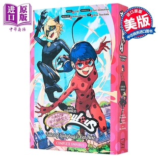 瓢虫雷迪周边 绽放瓢虫少女漫画书合订本 Noir Cat Ladybug Tales Miraculous 英文原版 瓢虫雷迪漫画书 奇迹少女漫画书