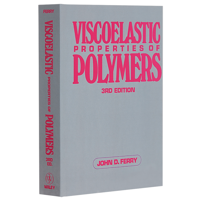 现货 Viscoelastic Properties of Polymers 3rd Edition 英文原版 高聚物的粘弹性第3版 John D Ferry【中商原版】