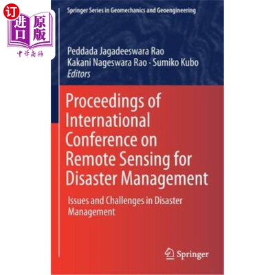 海外直订Proceedings of International Conference on Remote Sensing for Disaster Managemen