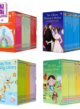 Usborne 尤斯伯恩图书馆系列合集 分级阅读 故事绘本 My Very First Second Reading Library Confident Readers【中商原版】